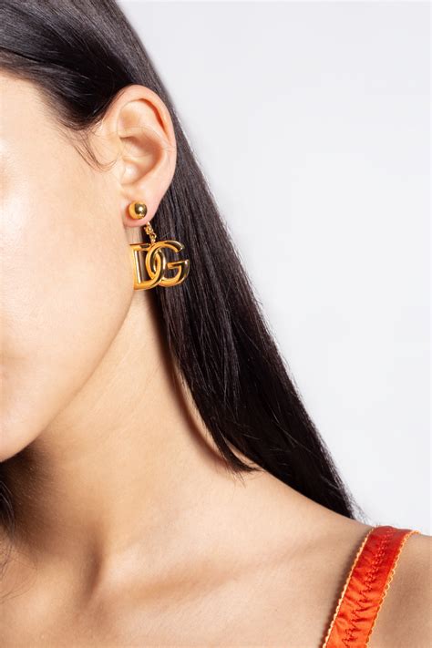 dolce gabbana eggplant earrings|Dolce & Gabbana Earrings .